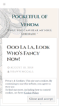Mobile Screenshot of pocketfulofvenom.com